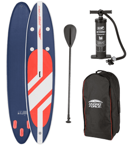 Hydro Force 11 foot Long Tail SUP Large Stand Up Paddleboard Pump Oar