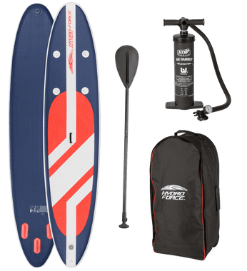 Hydro Force 11 foot Long Tail SUP Large Stand Up Paddleboard Pump Oar