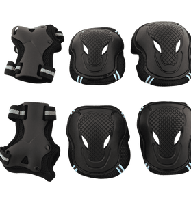 Tera Skateboard Roller Blading Elbow Knee Wrist Protective Safety Gear Pad Guard 6pcs Set Size S M L 2 Color